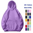 thumbnail image 1 of Vmvidoty Hoodies for Women Oversized Sweatshirts Fall Travel Outfits 2026 Lightweight Comfort Breathable Material Kangaroo Pocket Workout Winter Trendy Clothes Light Purple XL, 1 of 9