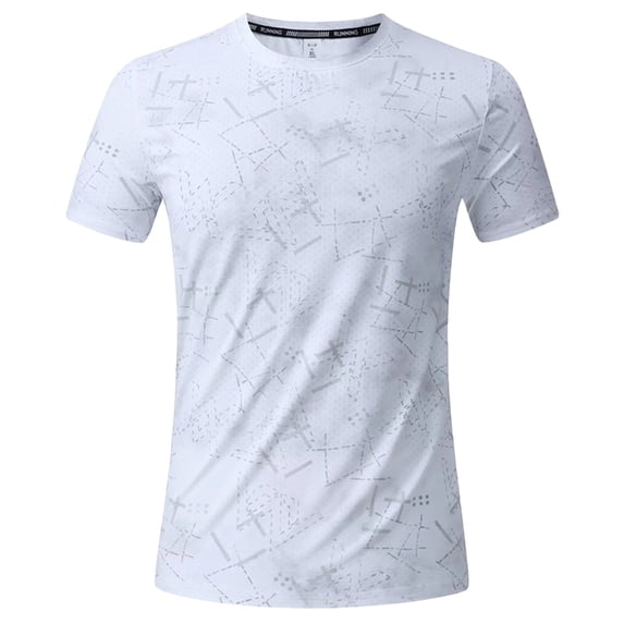 Vmvidoty Mens Performance Polo Shirt - Golf Grid Short Sleeve Collar Shirts Youth Stretch Quick Dry Lightweight Athletic Tops White M