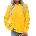 thumbnail image 1 of Vmvidoty Women Casual Long Sleeve Sweatshirt Crew Neck Cute Pullover Relaxed Fit Tops Trending Fall Clothes for Women 2026 Plus Size XXXXXL (Available in Plus Size), 1 of 6