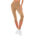 thumbnail image 1 of Vmvidoty Women Legging 3/4 Yoga Pants High Waisted Soft for Workout Gym Casual Sport Jegging Khaki L, 1 of 7