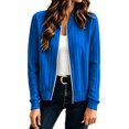 thumbnail image 1 of Vmvidoty Women Lightweight Jacket Long Sleeve Zipper Outerwear Coat Basic Loose Fit Top Travel Blue XL, 1 of 8