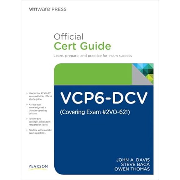 Pre-Owned Vcp6-DCV Official Cert Guide (Exam #2v0-621) (Hardcover) 078975648X 9780789756480