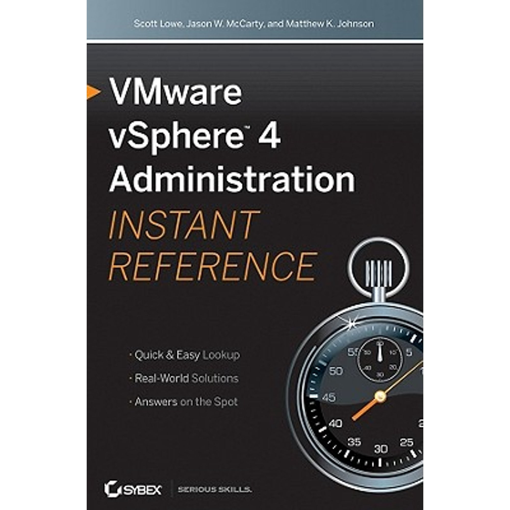Pre-Owned VMware vSphere 4 Administration: Instant Reference (Paperback ...