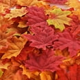 thumbnail image 1 of Vnanda 100Pcs/Bag Fake Fall Leaves Decoration,Thanksgiving Artificial Maple Leaves, Fake Fall Leaves Silk Autumn Leaves for Fall Decor,Autumn Party Table Decor Fall Wedding Decorations, 1 of 7
