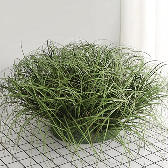 Vnanda 10Branchs Artificial Plants Outdoor, UV Resistant Fake Grass Outdoor Plants, Plastic Wheat Grass Artificial Greenery Shrubs
