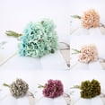 thumbnail image 1 of Vnanda 2 Bunches Artificial Flowers 5-Head Chrysanthemum Bundle Fake Plants Wedding Bridle Bouquet Indoor Outdoor Home Kitchen Office Table Centerpieces Arrangements Christmas Decor, 1 of 1