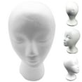 thumbnail image 1 of Vnanda 3Pcs/Set Foam Wig Head Mannequins mannequin head Style Model & Display Women's Wigs Hats & Hairpieces Stand Manikin Display Head, 1 of 6