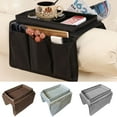 thumbnail image 1 of Vnanda 5 Pockets TV Remote Control Holder Couch Sofa Tray Armrest Organiser Oxford Chair Couch Caddy Sofa Armrest Bag Bedside Storage Hanging Organiser, 1 of 7