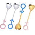 thumbnail image 1 of Vnanda 5Packs Stainless Steel Espresso Spoons, Mini Teaspoons Set for Coffee Sugar Dessert Cake Ice Cream Soup Antipasto Cappuccino, Fruit Spoon for Home, Kitchen or Restaurant - 6’’, 1 of 1