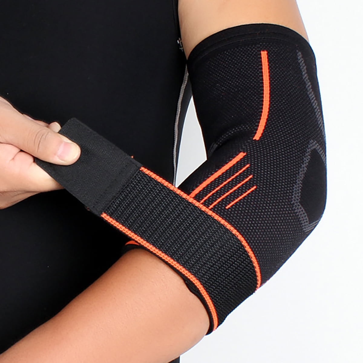 Arm Support, Upper Arm Sleeve Pressure Pain Relief Bicep Tendonitis Brace ,  Compression Adjustable Strap Arm Support Sleeve , for Upper Arm Tendonitis  Pain Relief, Breathable, Sweat Absorbent 