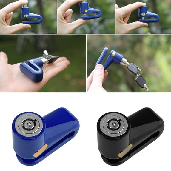 Vnanda Motorcycles Disc Brake Lock,Bicycles Disc Lock, Anti Theft Motorbike Security Wheel Disk Lock for Motor Bike Electromobile Electric Car