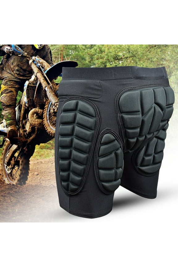 Skating Padded Shorts Protective Hip Butt and Tailbone, Snowboard Protective Gear Adult Armor Impact Shorts