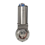 Vne Butterfly Valve,T304 SS Body,2" Tube 51C2.0AS/VBAC-XX