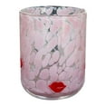thumbnail image 1 of Vnice Valentine's Day Icon Juice Glass 14 Ounce Heart Themed Drinking Cocktails Glasses for Party, Cute Double Old Fashioned Reusable Cups for Home Bar Decor Lovely Gifts,B, 1 of 6
