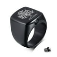 thumbnail image 1 of Vnox Cremation Jewelry for Ashes for Men, Keepsake Stainless Steel Tree of Life&nbsp;Rings for Ashes with Funnel Kit, 1 of 7