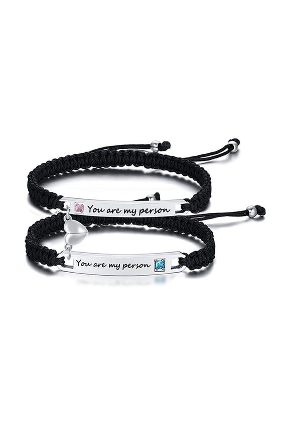 Magnetic Couple Bracelet for Him and Her, Magnetic Mutual Attraction Bracelets, Matching Bracelets for Couple with Adjustable Cord