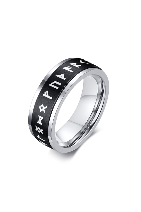 Men's Anxiety Ring, Stainless Steel Viking Fidget Rings