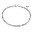 thumbnail image 1 of Vnox Wolesale 3-11mm Chunky Miami Curb Chain Bracelet for Men, Stainless Steel Cuban Link Chain Wristband Classic Punk Heavy, 1 of 1