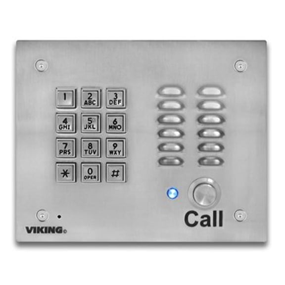 VoIP Stainless Steel Entry Phone With Built-In Keypad And Entry System