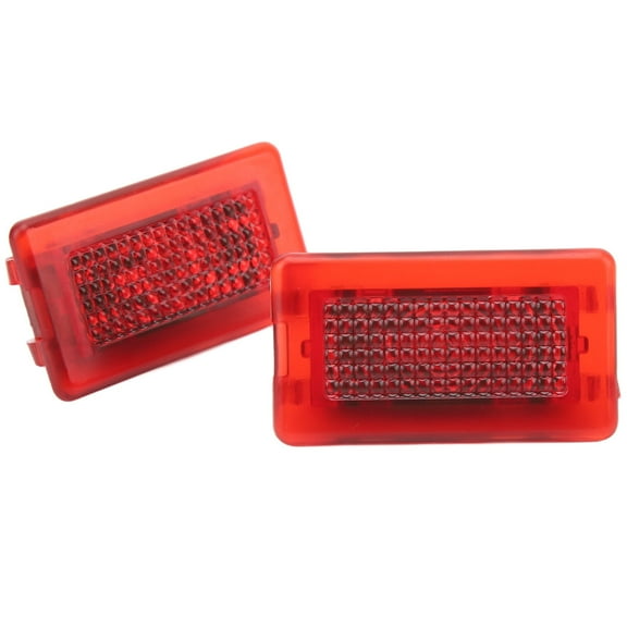 Vobor 1 Pair Car Puddle Lights,Red DoorLED Indicator Warning Lamp Replacement for Tesla Model 3/X/S