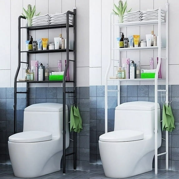 Vobor 2colors 3-Tier Iron And Steel Toilet Towel Storage Rack shelf Holder Furniture Over Bathroom Shelf Organizer Shower Accessories