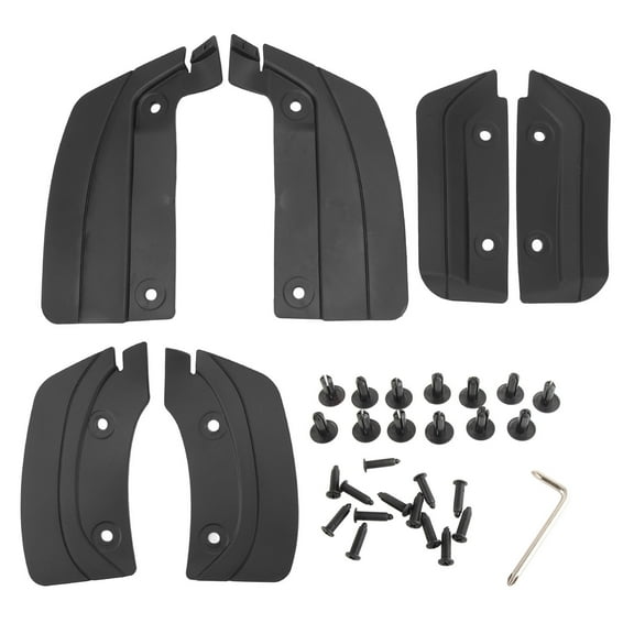 Vobor 6 Pcs Car Mud Flaps PVC Wheel Splash Mud Guard Mudflaps Kit Replacement for Tesla Model 3 2018 to 2023