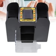 Vobor Automatic Senior 6 Deck Battery Powered Card Shuffler, ABS Black