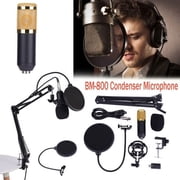 Vobor -BM800 Studio Condenser Microphone Set- Desktop USB Condenser Microphone Arm Stand for Recording Podcasting Gaming Streaming