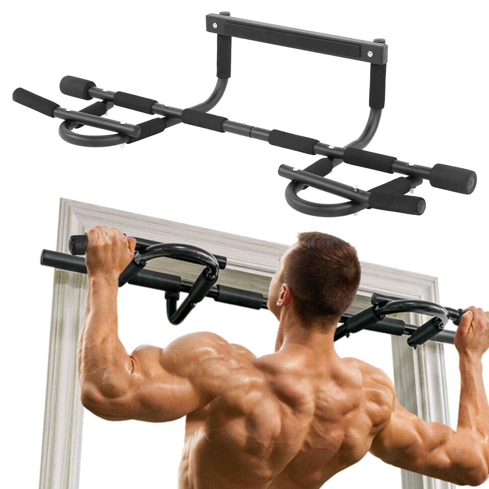 Vobor Doorway Pull Up Bar Door Frame Chin Up Bar Adjustable 220lbs