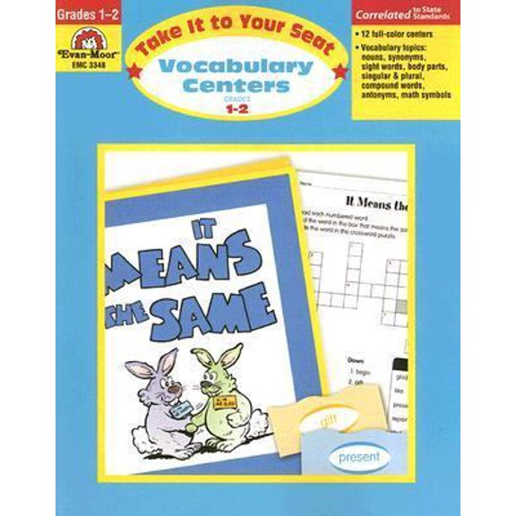 Pre-Owned Vocabulary Centers, Grades 1-2 (Paperback) 1596731486 9781596731486