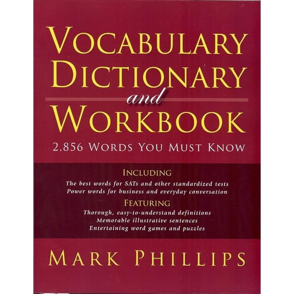 The Language Toolbox Vocabulary Dictionary and Workbook: 2,856 Words You Must Know, (Paperback)