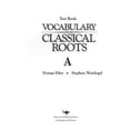 thumbnail image 1 of Vocabulary From Classical Roots Blackline Master Test: Book A (Homeschool, 1 of 1