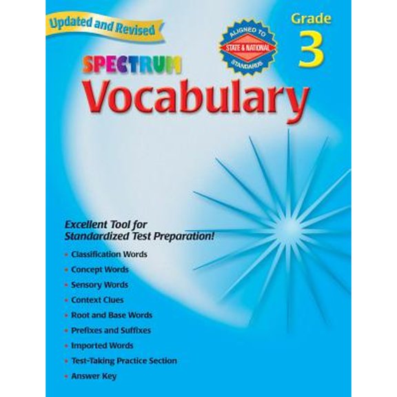 Pre-Owned Vocabulary, Grade 3 (Paperback) 0769680836 9780769680835