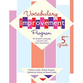 Pre-Owned Vocabulary Improvement Program for English Language Learners and Their Classmates, 5th Grade, 9781557666321, 1557666326, Paperback,