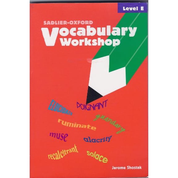 Pre-Owned Vocabulary Workshop: Level E (Paperback) 0821576100 9780821576106