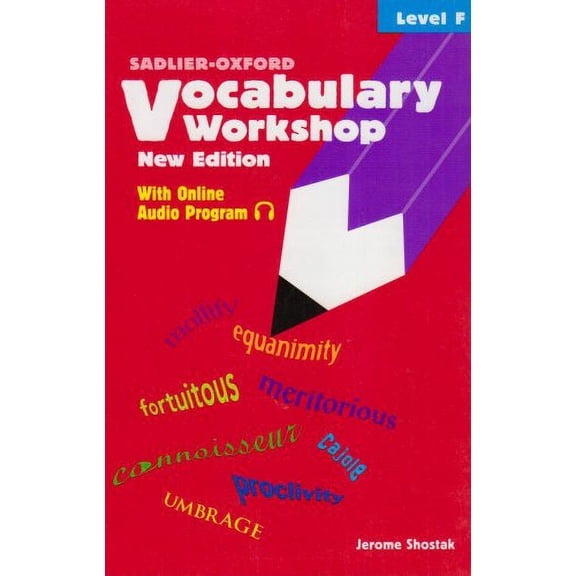 Pre-Owned Vocabulary Workshop: Level F, 9780821571118, Paperback, Workbook
