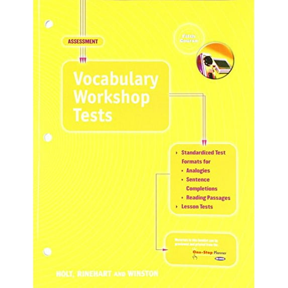 Pre-Owned Vocabulary Workshop Tests 2001 G 11 Paperback