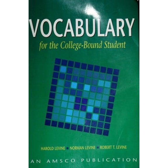 Pre-Owned Vocabulary for the College Bound Student (Paperback) 1567651224