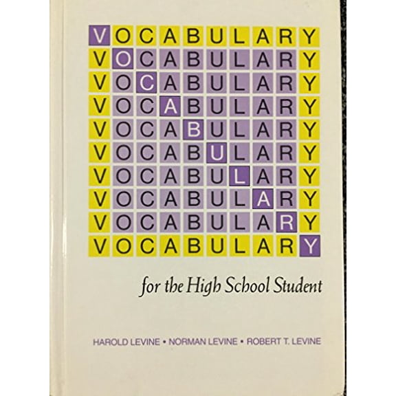 Pre-Owned Vocabulary for the High School Student (Hardcover) 1567650155 9781567650150