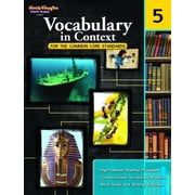 Vocabulary in Context Vocabulary in Context for the Common Core Standards Reproducible Grade 5, Paperback