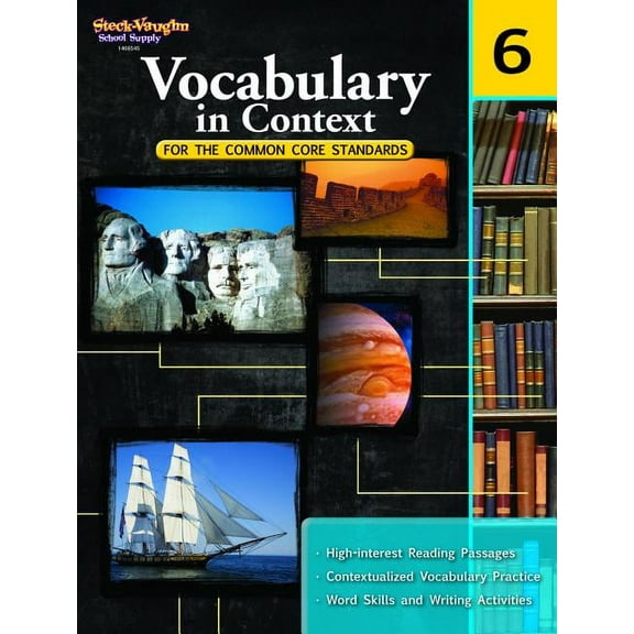 Vocabulary in Context Vocabulary in Context for the Common Core Standards Reproducible Grade 6, (Paperback)