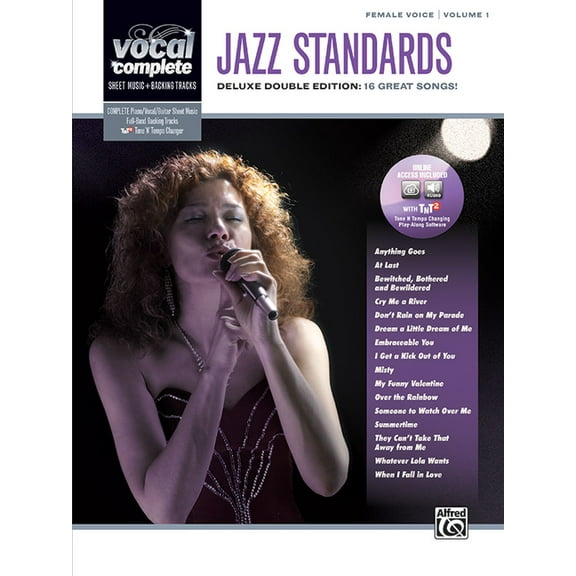 Vocal Complete Vocal Complete -- Female Voice Jazz Standards: Piano/Vocal Sheet Music with Orchestrated Backing Tracks, Book & Onli, (Paperback)