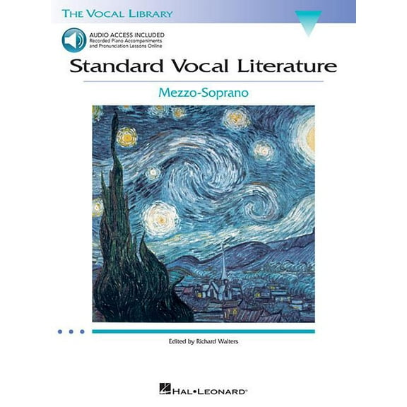 Pre-Owned Vocal Library Richard Walters Standard Vocal Literature Mezzo-Soprano Songbook with Online Audio Vocal Sheet Music Collection 30 Art S, (Paperback)