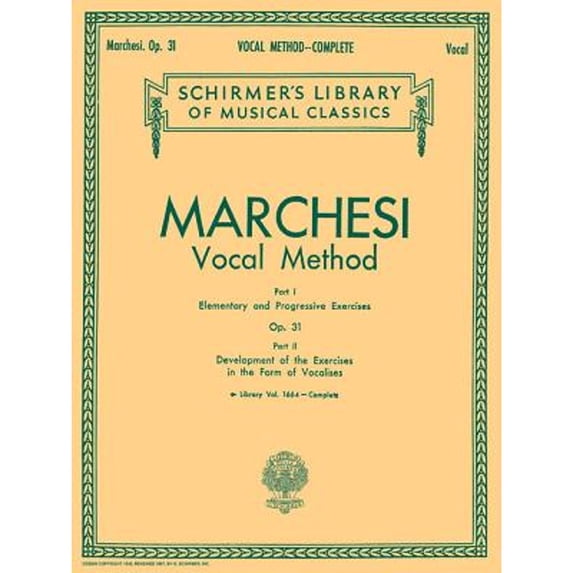 Pre-Owned Mathilde Marchesi Op. 31 : Vocal Method, Paperback by Not Available (na), Not Available (na), ISBN 1423438736, ISBN-13 9781423438731