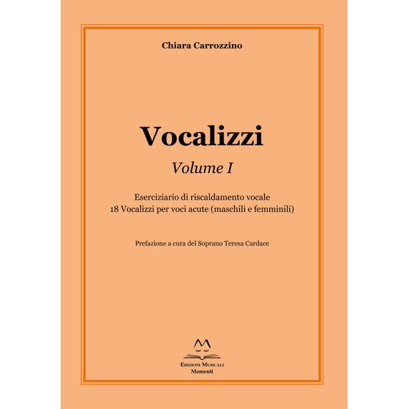 Vocalizzi. Con CD-Audio. Eserciziario di riscaldamento vocale. 1 Chiara Carrozzino (Hardcover)