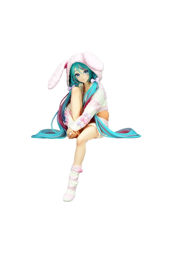 Vocaloid Noodle Stopper Figure | Hatsune Miku Rabbit Ear Hood Version