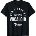 thumbnail image 1 of Vocaloid Voice Vocal Music Teacher Singer Funny Singing T-Shirt men and women can wear,black,white,creative gift, 1 of 4