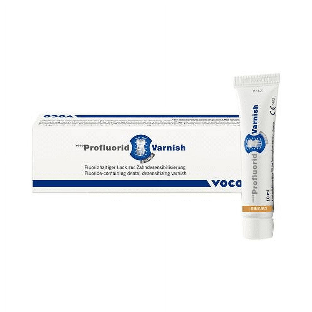 Voco 2232 Profluorid Varnish Sodium Fluoride Tube 5 NaF Tube 10 mL Caramel