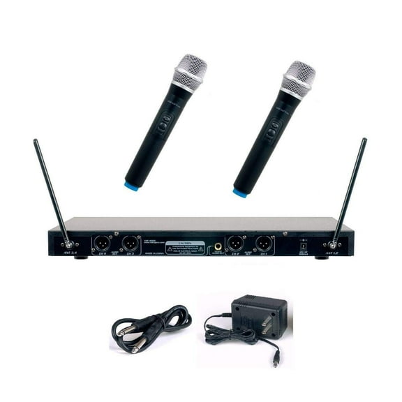 VHF-4000-2 - Professional Quad VHF Wireless Microphones System
