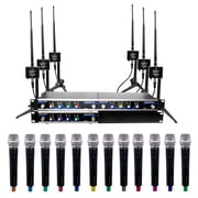 VocoPro, 16 System, coaxial, BOOST-ACAPELLA-12-600ft. Long-Range Digital, Wireless Microphone Package BOOST-ACAPELLA-12